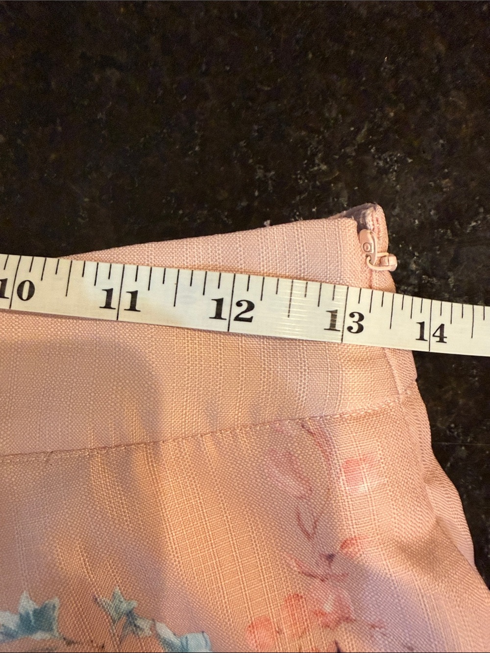 Commense Pink Floral High-Waist Pleated Front Shorts Size Small - Picture 8 of 13